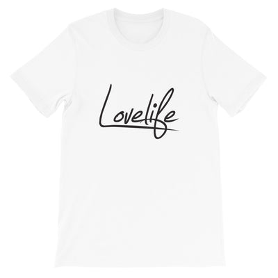 Lovelife Men's Short-Sleeve T-Shirt Black on White